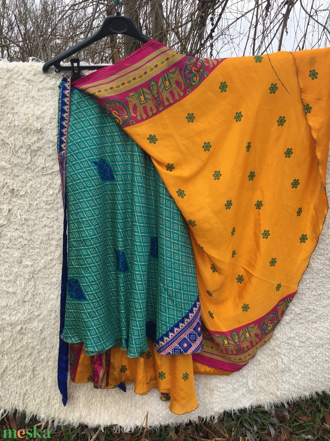 Elefántos - lapszoknya 2in1 - ruha & divat - női ruha - szoknya - Meska.hu