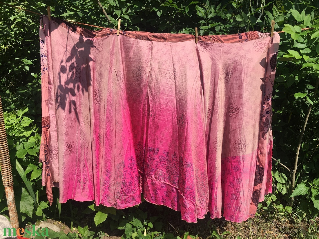 HAVASSZÉPE- 2in1 szári lapszoknya  - ruha & divat - női ruha - szoknya - Meska.hu