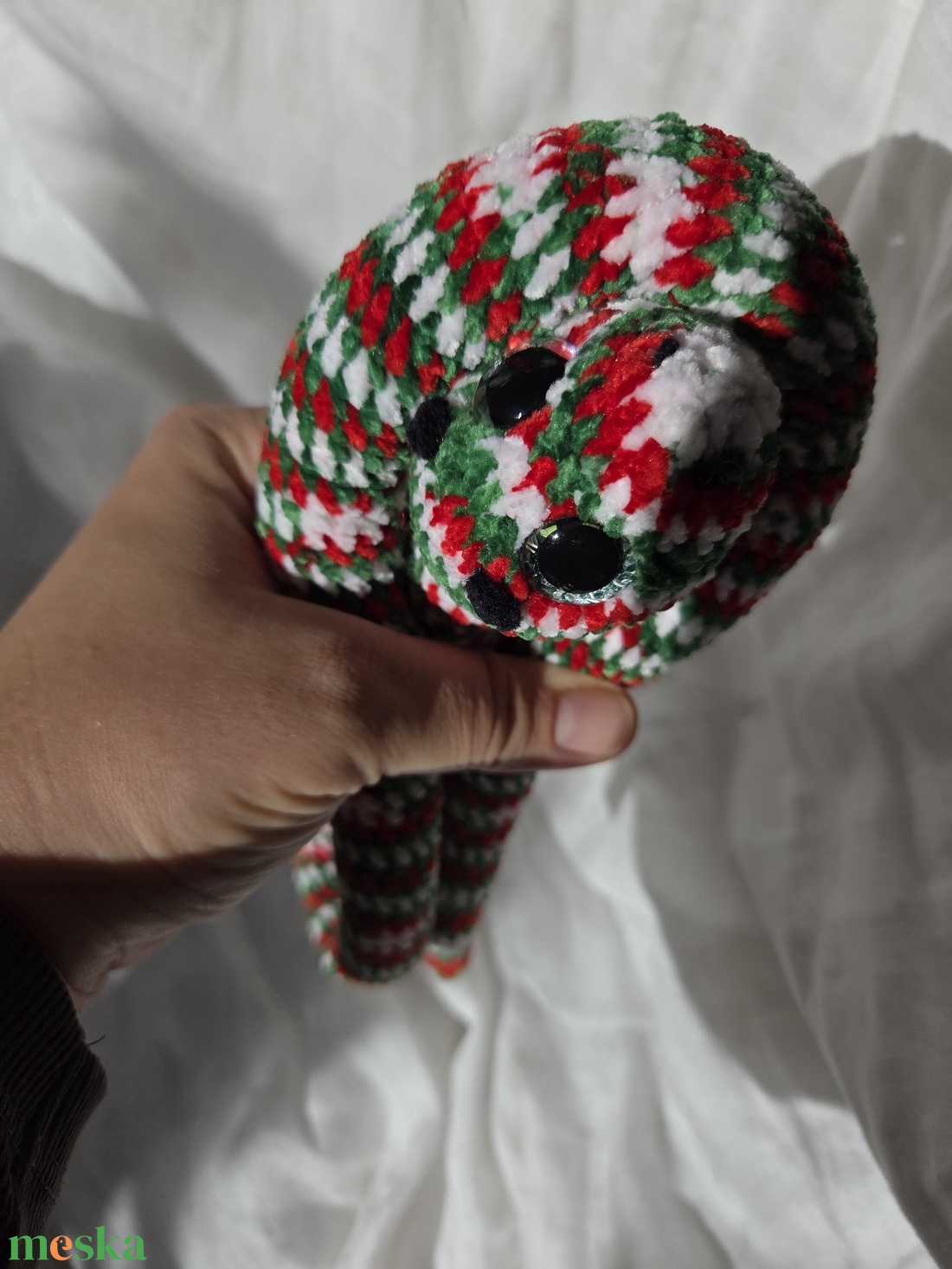 Karácsonyi kígyó - játék & sport - plüssállat & játékfigura - más figura - Meska.hu