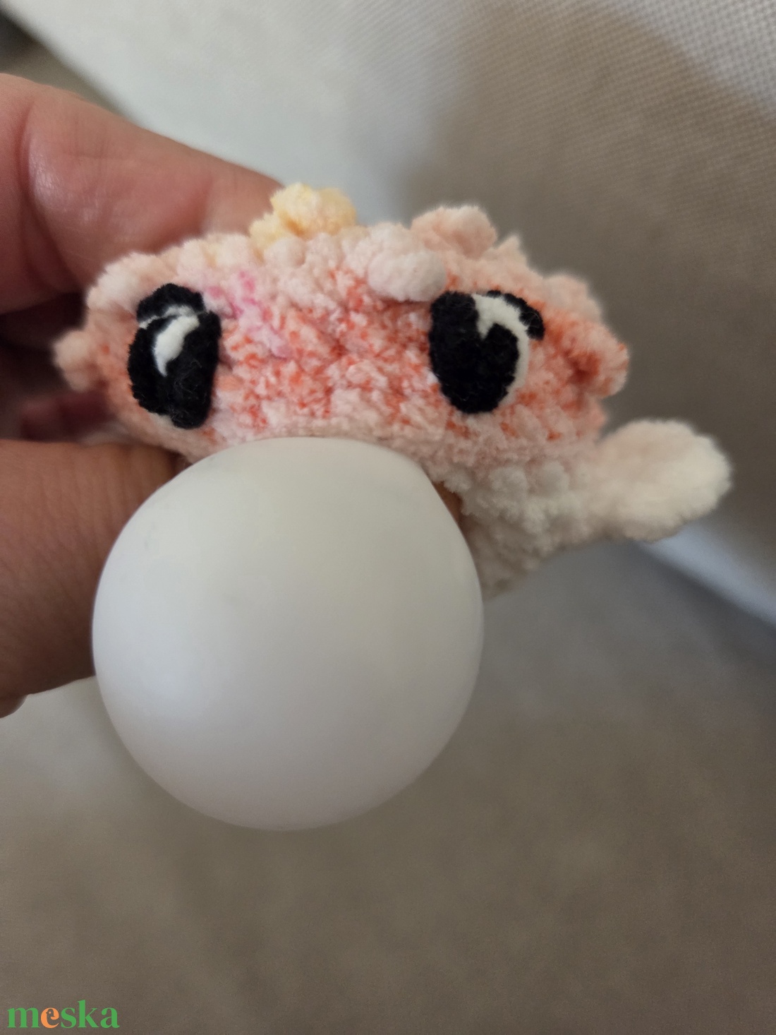 Buborékfújó gömbhal - játék & sport - plüssállat & játékfigura - hal - Meska.hu