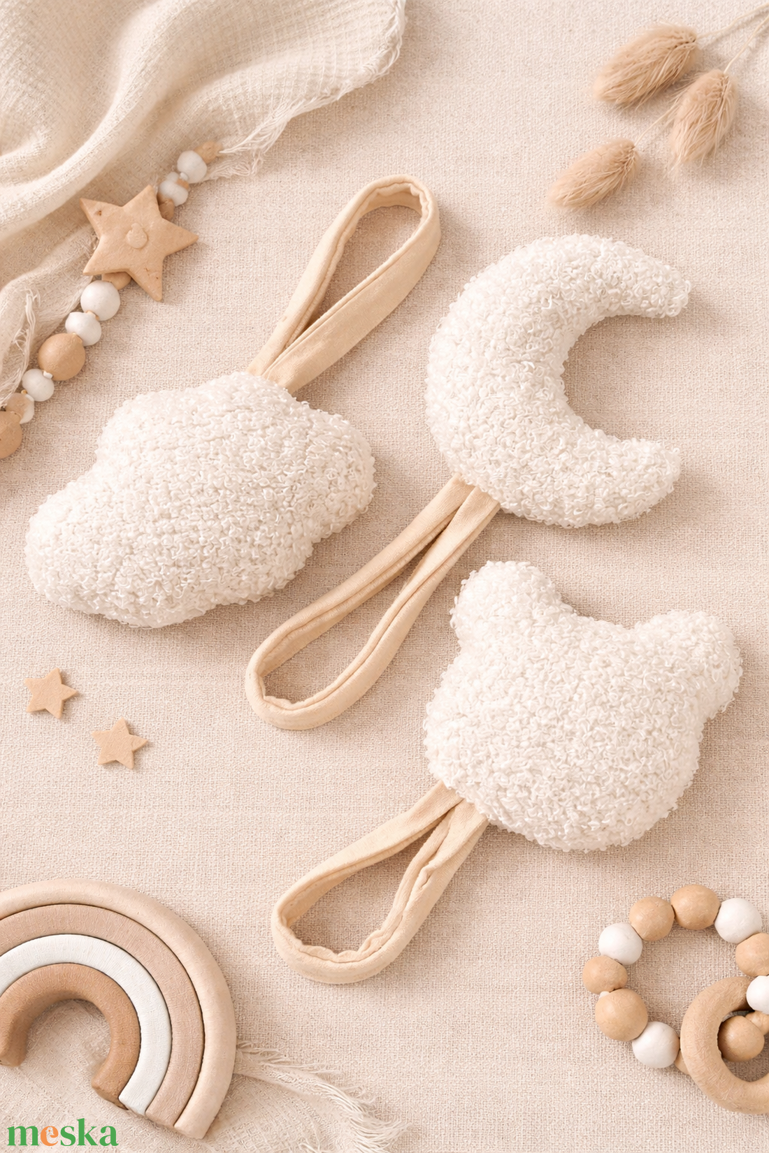 Plüss Cumitartó - baba - mama - baba játékok - cumilánc - Meska.hu