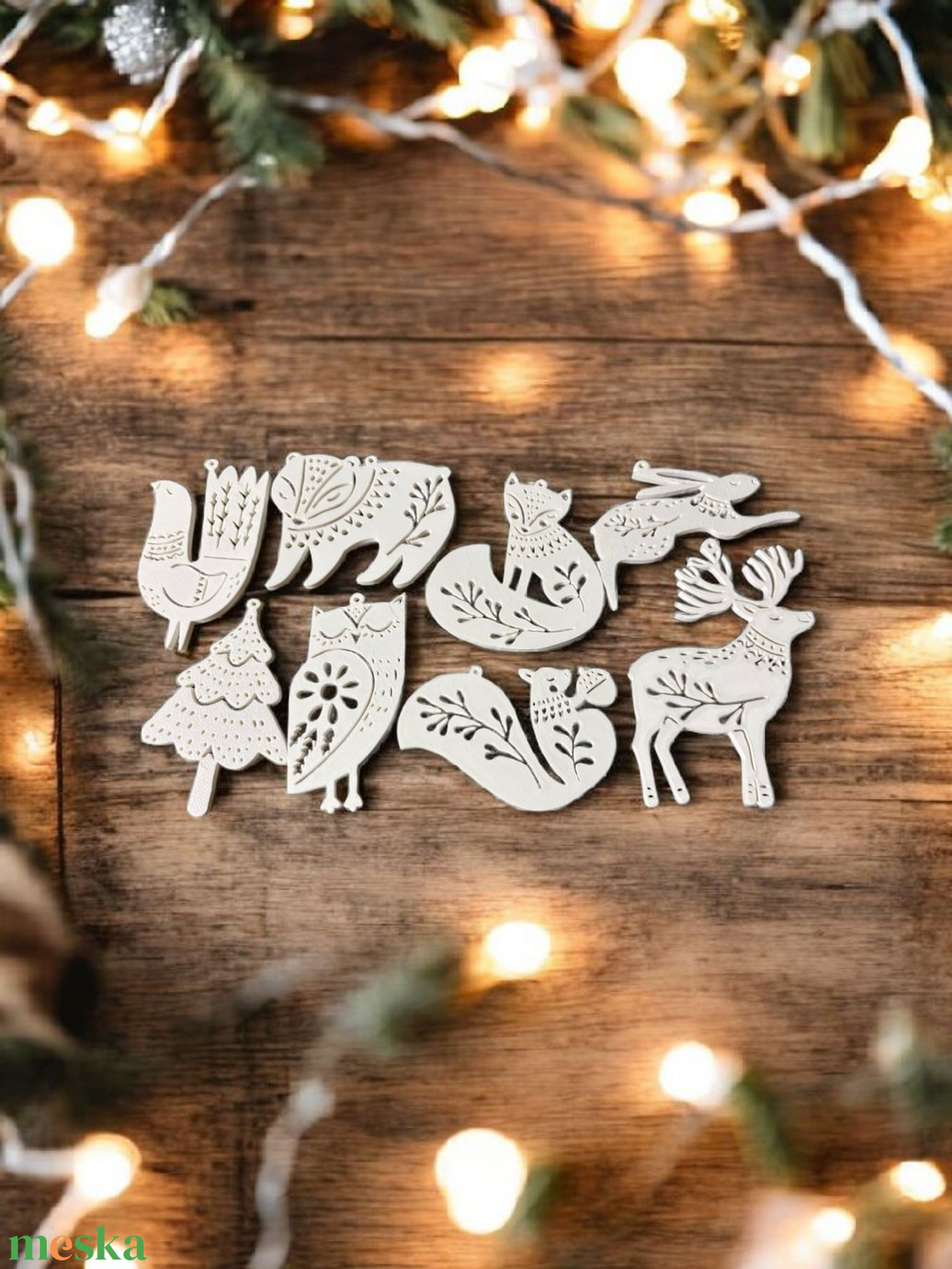 Karácsonyfa dísz - karácsony - karácsonyi lakásdekoráció - karácsonyfadíszek - Meska.hu