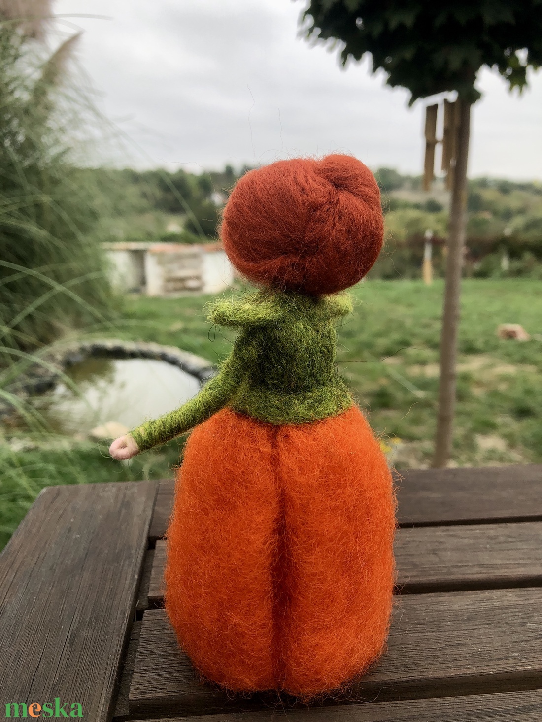 Tűnemezelt Ősztündér - művészet - textilkép - nemezelt - Meska.hu Tűnemezelt Ősztündér - művészet - textilkép - nemezelt - Meska.hu