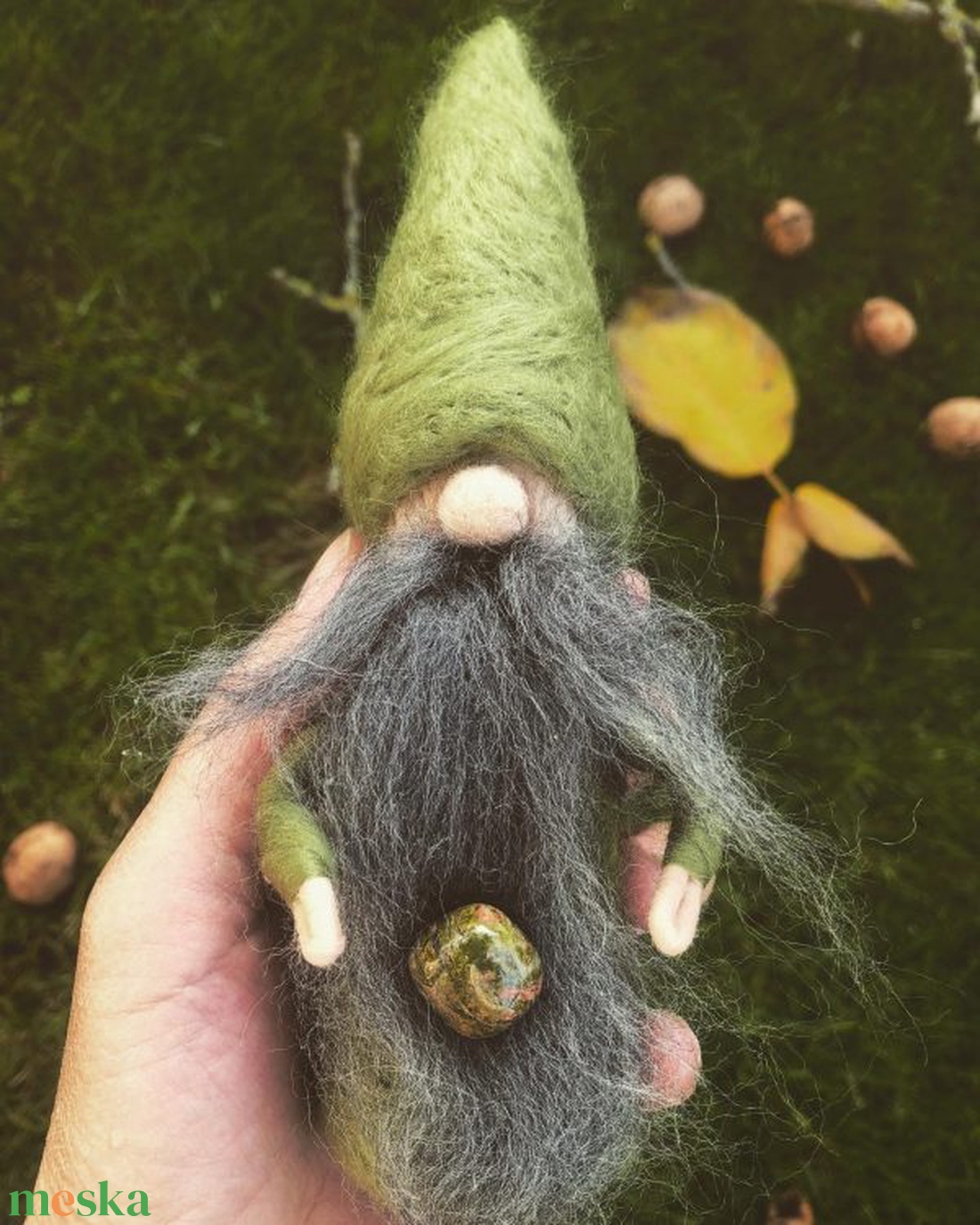 Alfonz, az ásványőrző manó - játék & sport - készségfejlesztő és logikai játék - montessori szivárvány, waldorf játékok - Meska.hu