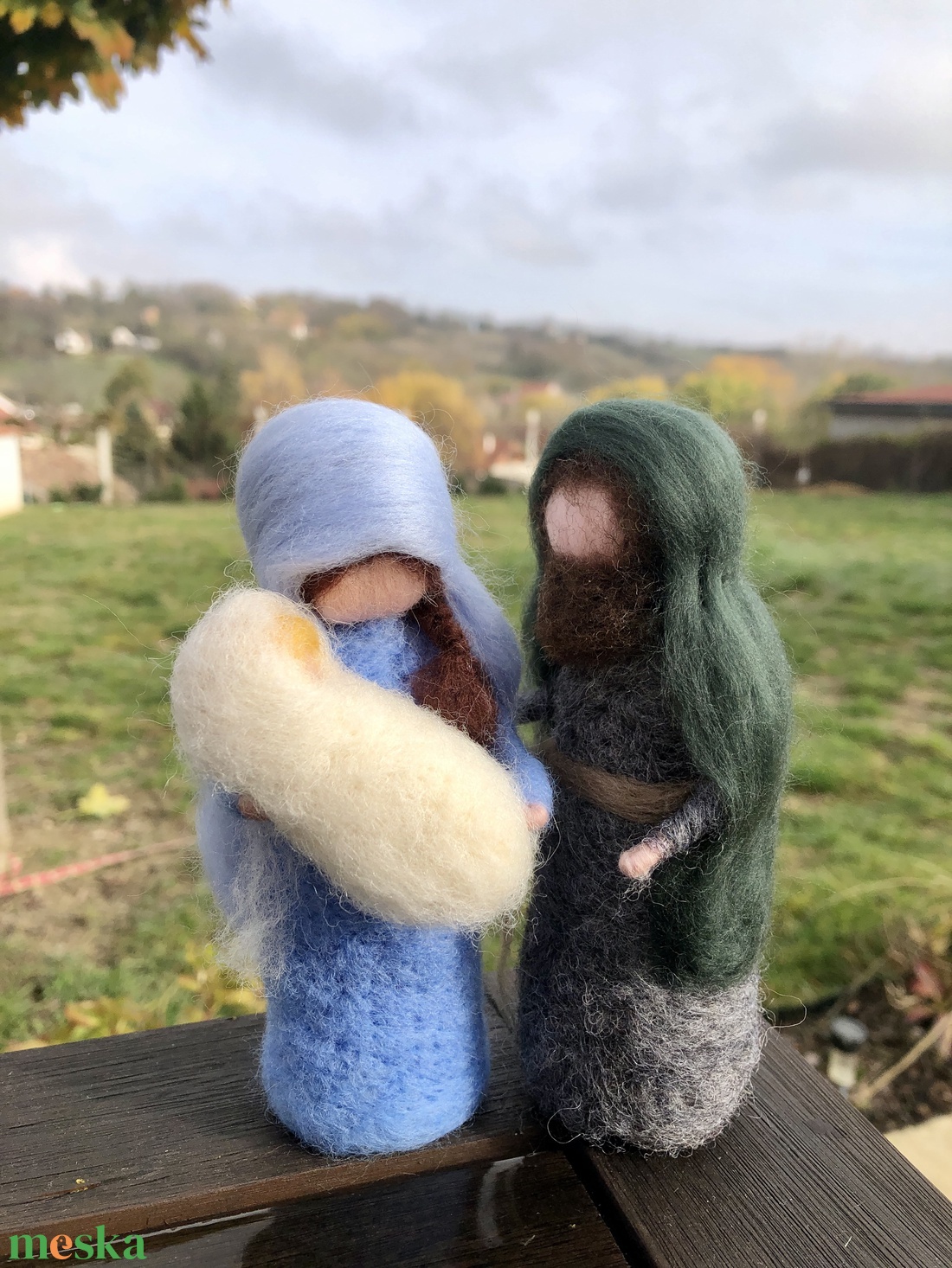 Tűnemezelt Szent család - játék & sport - készségfejlesztő és logikai játék - montessori szivárvány, waldorf játékok - Meska.hu