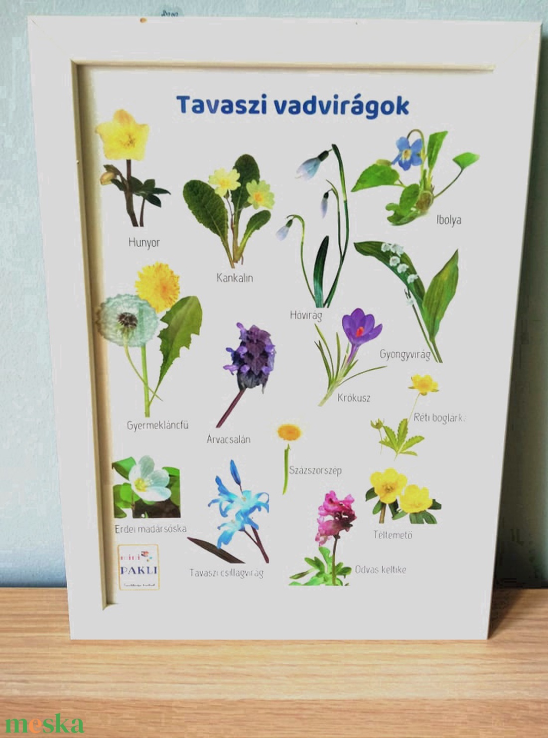 Tavaszi vadvirágok plakát - otthon & életmód - babaszoba, gyerekszoba - babaszoba kép - Meska.hu Tavaszi vadvirágok plakát - otthon & életmód - babaszoba, gyerekszoba - babaszoba kép - Meska.hu