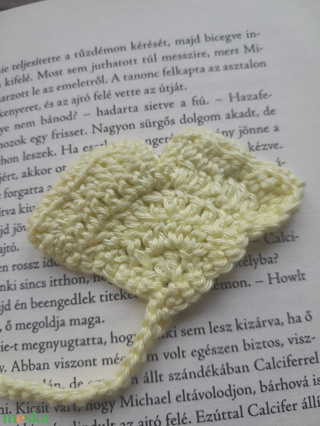 Ginkobilobás könyvjelző - könyv & zene - könyvjelző - Meska.hu