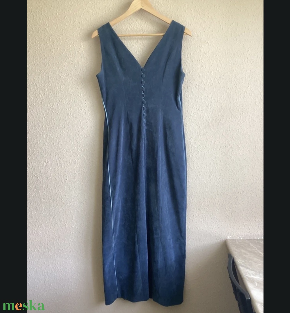 Tükörbársony hosszú kosztüm ruha - ruha & divat - női ruha - alkalmi ruha & estélyi ruha - Meska.hu