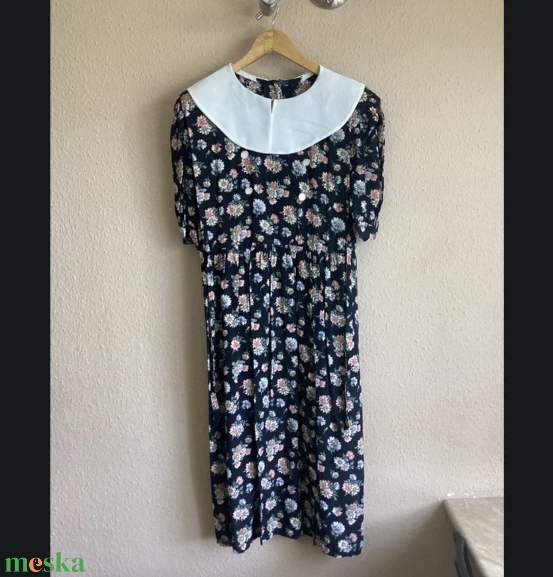 Lenge virágos ruha - ruha & divat - női ruha - alkalmi ruha & estélyi ruha - Meska.hu