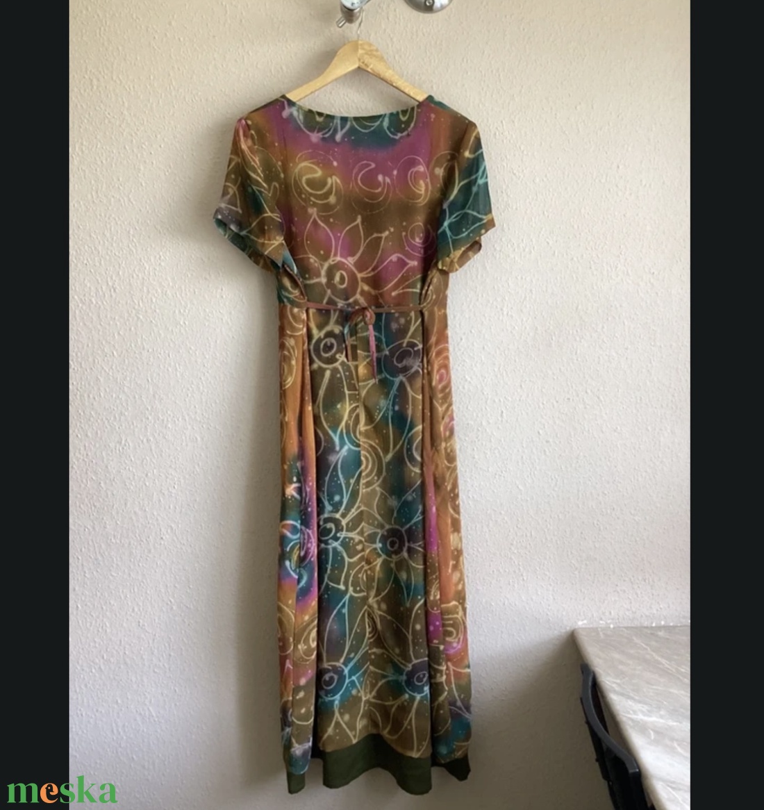 Álommintás hosszú ruha - ruha & divat - női ruha - ruha - Meska.hu