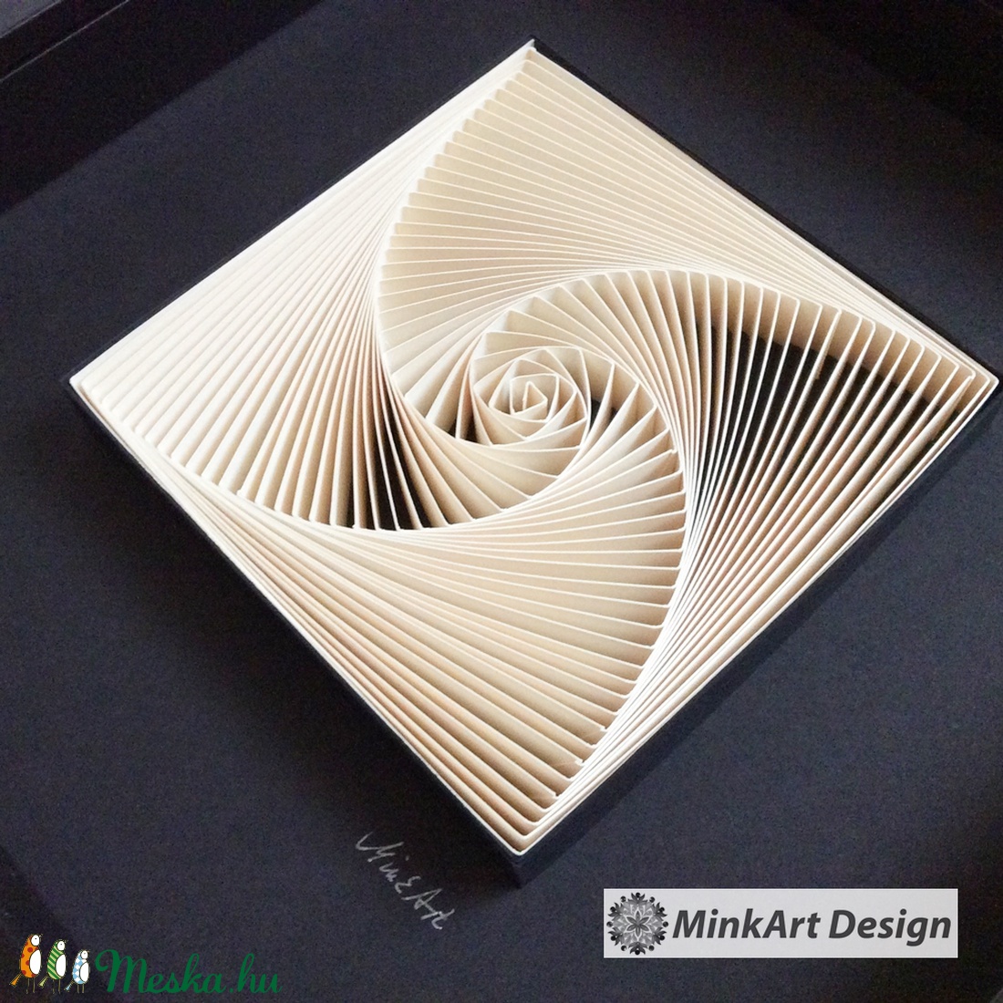 Spiral and Geometry, modern, minimal stílusú, 3D, egyedi quilling kép. - otthon & lakás - dekoráció - falra akasztható dekor - Meska.hu Spiral and Geometry, modern, minimal stílusú, 3D, egyedi quilling kép. - otthon & lakás - dekoráció - falra akasztható dekor - Meska.hu