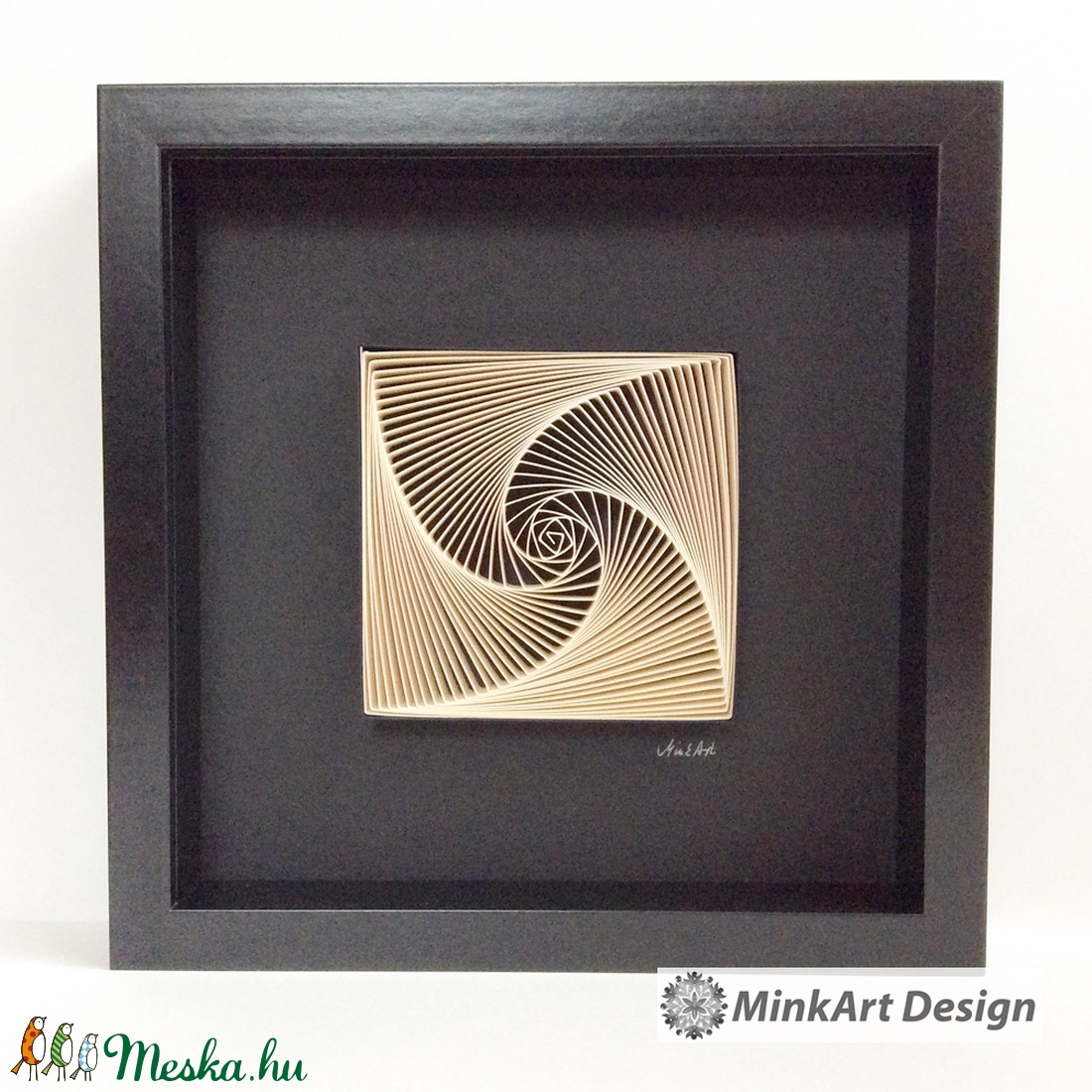 Spiral and Geometry, modern, minimal stílusú, 3D, egyedi quilling kép. - otthon & lakás - dekoráció - falra akasztható dekor - Meska.hu Spiral and Geometry, modern, minimal stílusú, 3D, egyedi quilling kép. - otthon & lakás - dekoráció - falra akasztható dekor - Meska.hu