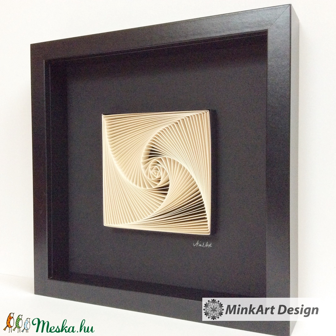 Spiral and Geometry, modern, minimal stílusú, 3D, egyedi quilling kép. - otthon & lakás - dekoráció - falra akasztható dekor - Meska.hu Spiral and Geometry, modern, minimal stílusú, 3D, egyedi quilling kép. - otthon & lakás - dekoráció - falra akasztható dekor - Meska.hu