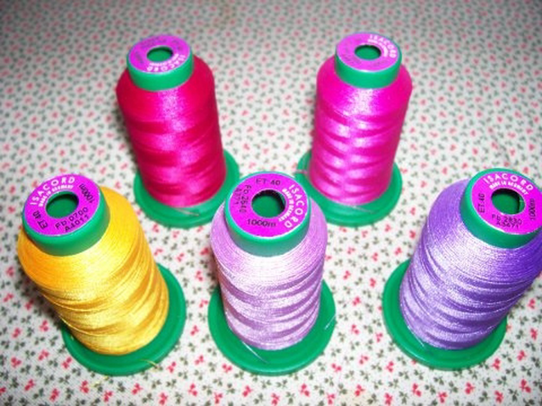 Gépi hímzőcérna csomag wiki001 részére - kellékek & szerszámok - hímzőfonal - hímzőfonal - Meska.hu