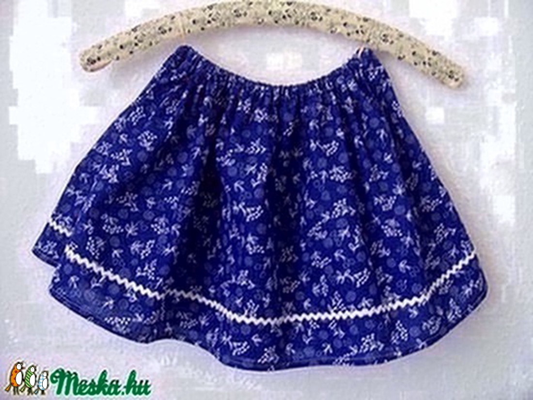 Mini kékfestő- kislány szoknya -  - Meska.hu