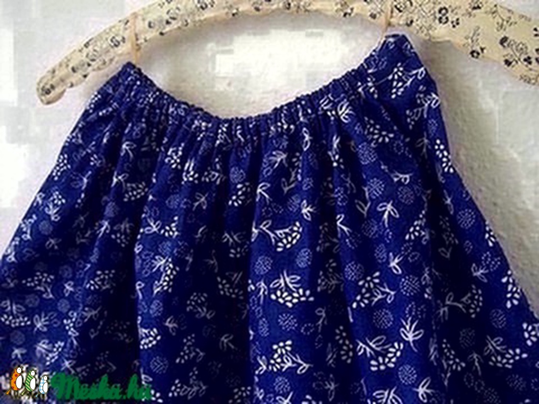 Mini kékfestő- kislány szoknya -  - Meska.hu