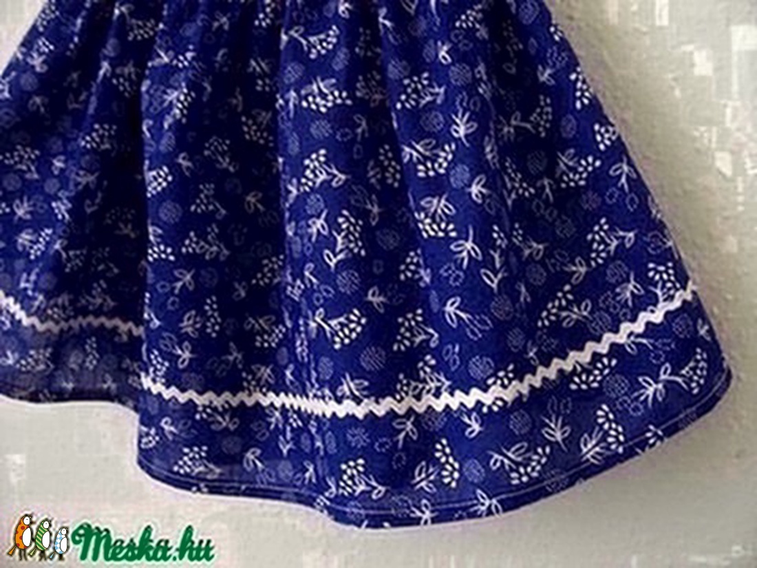 Mini kékfestő- kislány szoknya -  - Meska.hu
