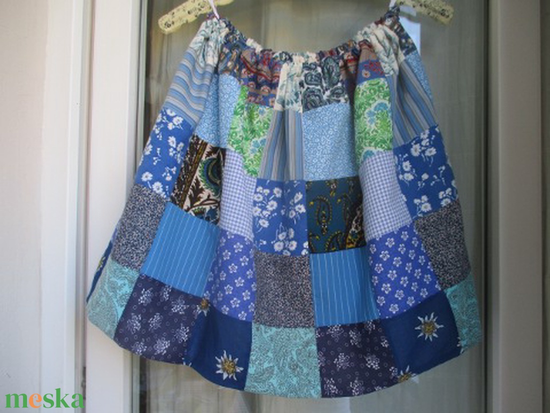 Tavaszi sárga-lányka szoknya - ruha & divat - gyerekruha - szoknya - Meska.hu