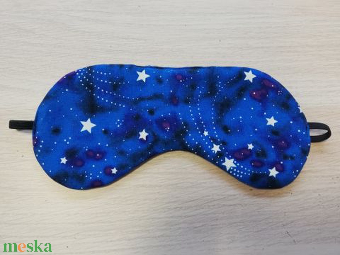 Csillagos éjszaka-szemkötő - szépségápolás - arcápolás - alvómaszk, szemmaszk - Meska.hu