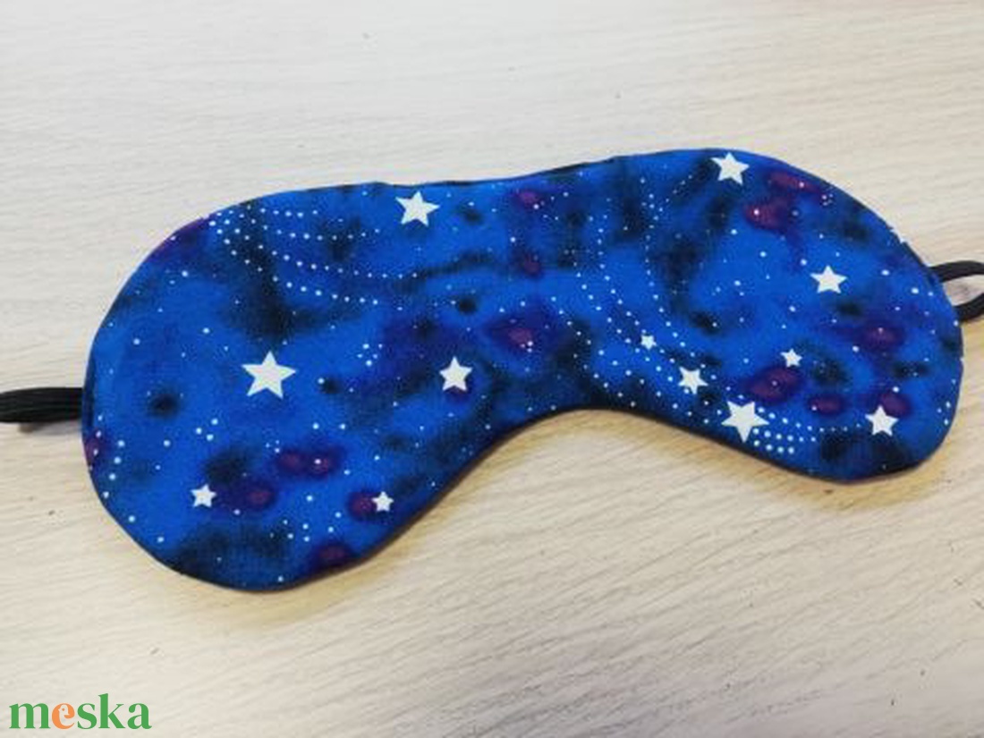 Csillagos éjszaka-szemkötő - szépségápolás - arcápolás - alvómaszk, szemmaszk - Meska.hu