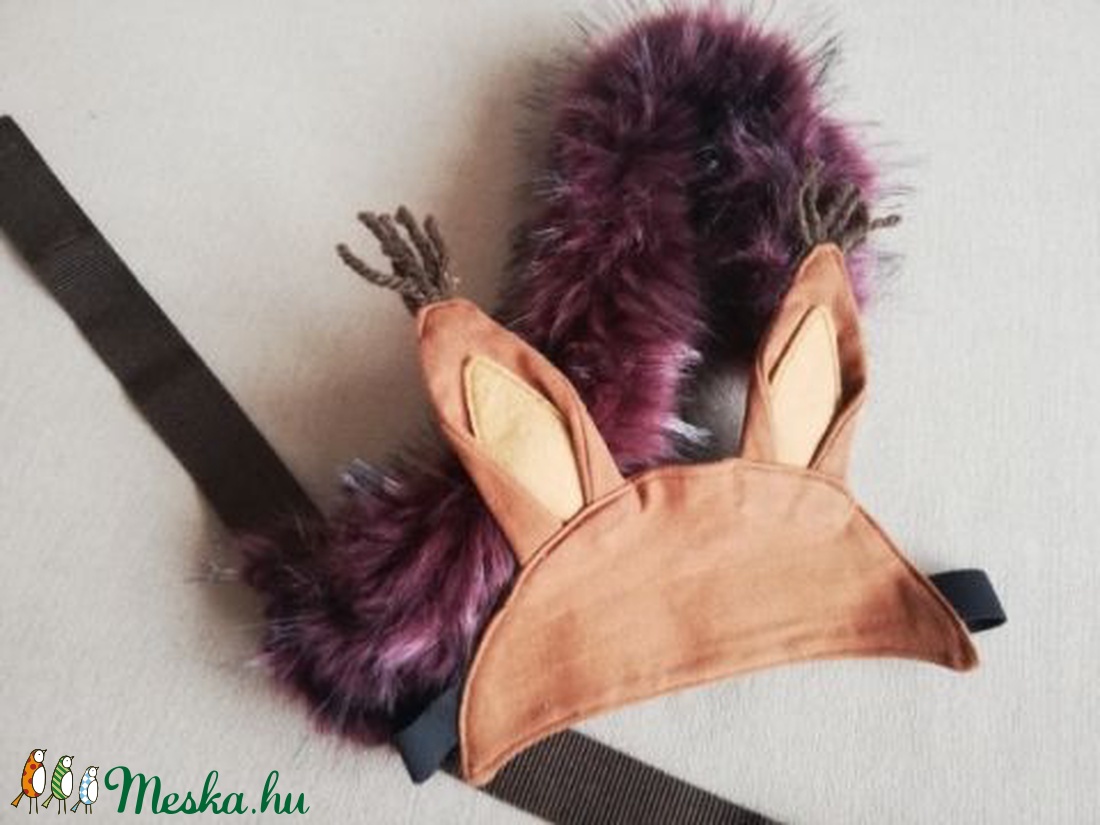 Mókus jelmez (fejdísz és farok) - játék & sport - szerepjáték - Meska.hu