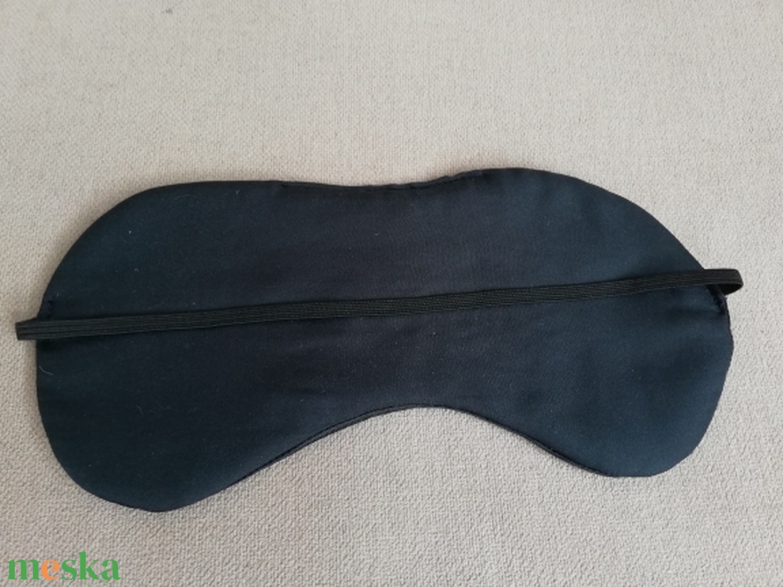 Fekete éjszaka-szemkötő - szépségápolás - arcápolás - alvómaszk, szemmaszk - Meska.hu