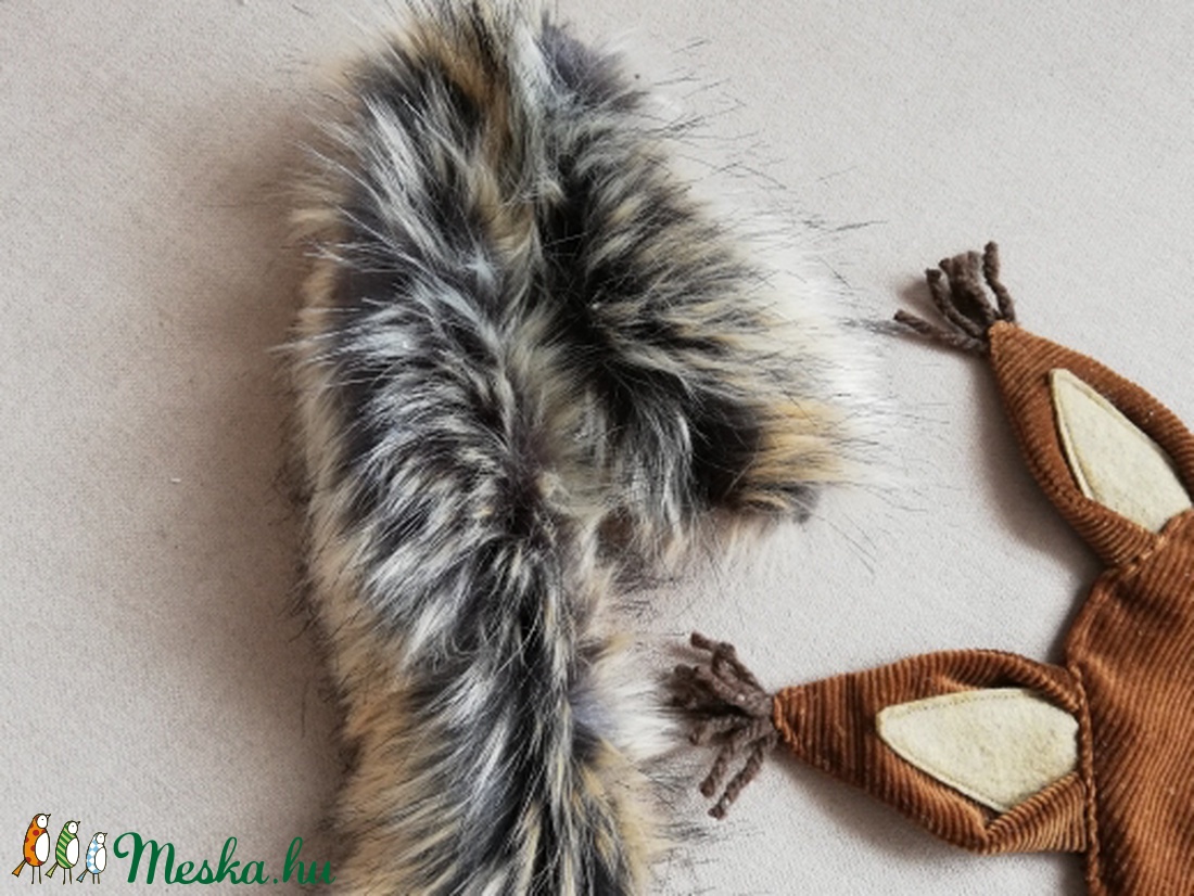 Mókus jelmez (fejdísz és farok) - játék & sport - szerepjáték - Meska.hu