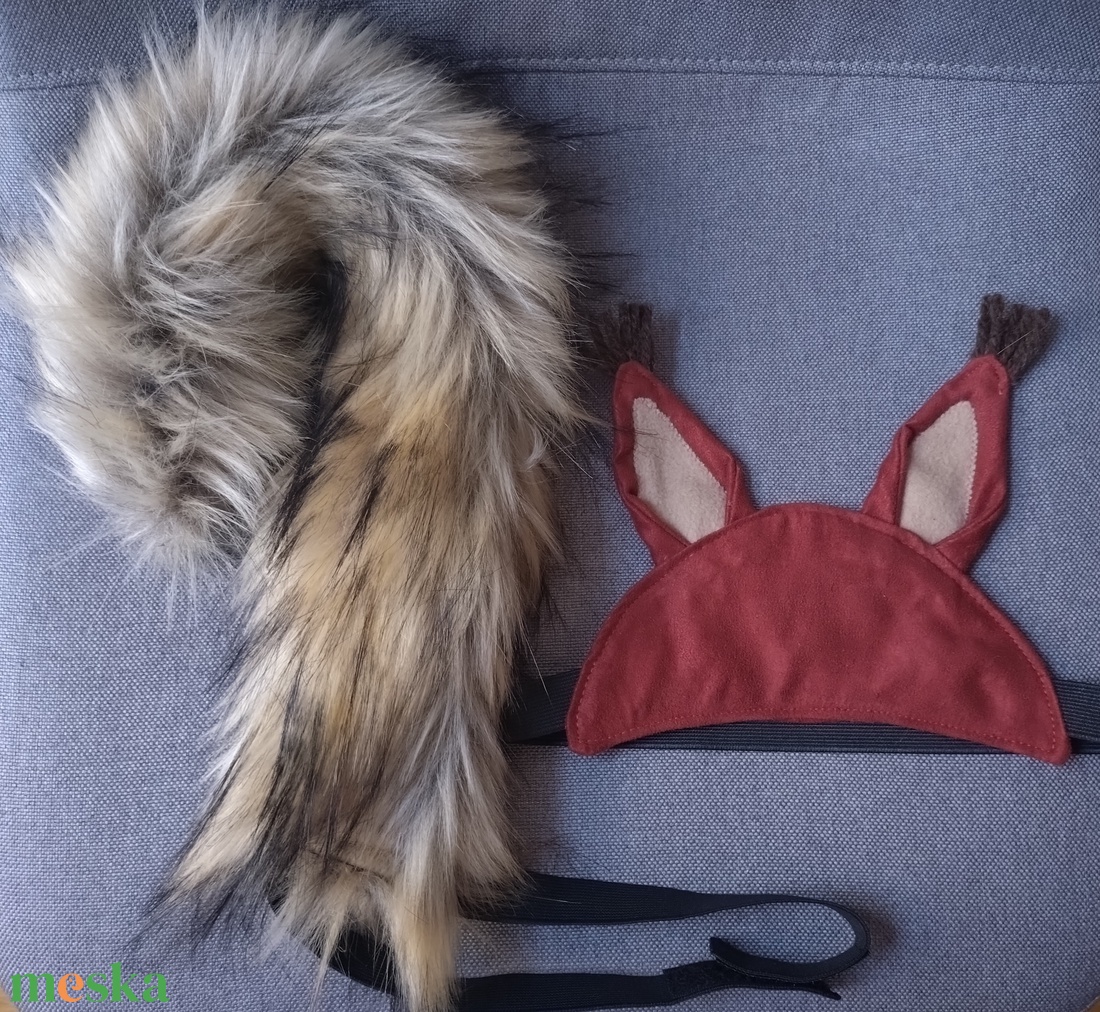 Mókus jelmez (fejdísz és farok) - játék & sport - szerepjáték - Meska.hu