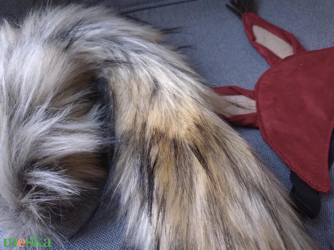 Mókus jelmez (fejdísz és farok) - játék & sport - szerepjáték - Meska.hu