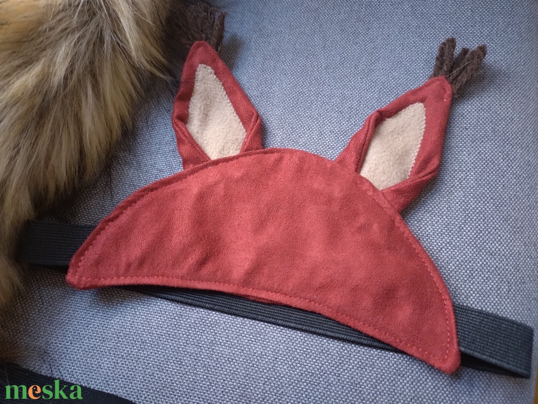 Mókus jelmez (fejdísz és farok) - játék & sport - szerepjáték - Meska.hu