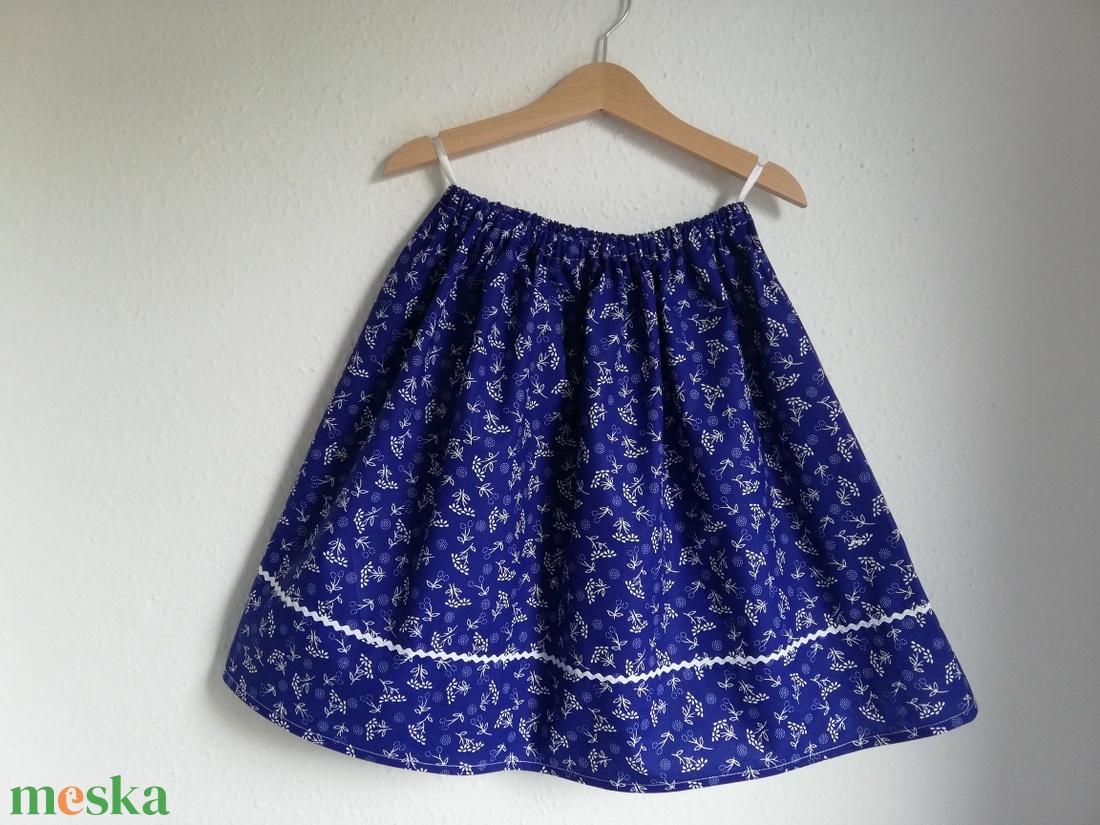 Kékfestő néptáncos szoknya (pipitér) - ruha & divat - női ruha - szoknya - Meska.hu