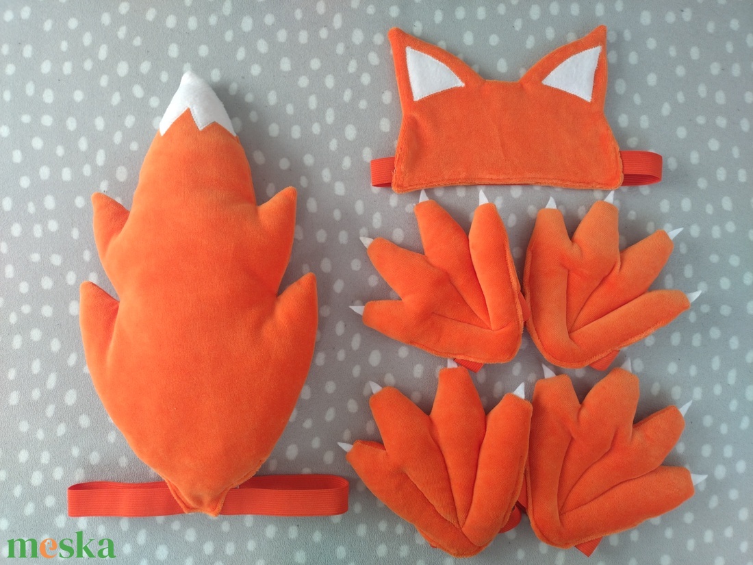 Róka jelmez tapancsokkal - játék & sport - szerepjáték - Meska.hu