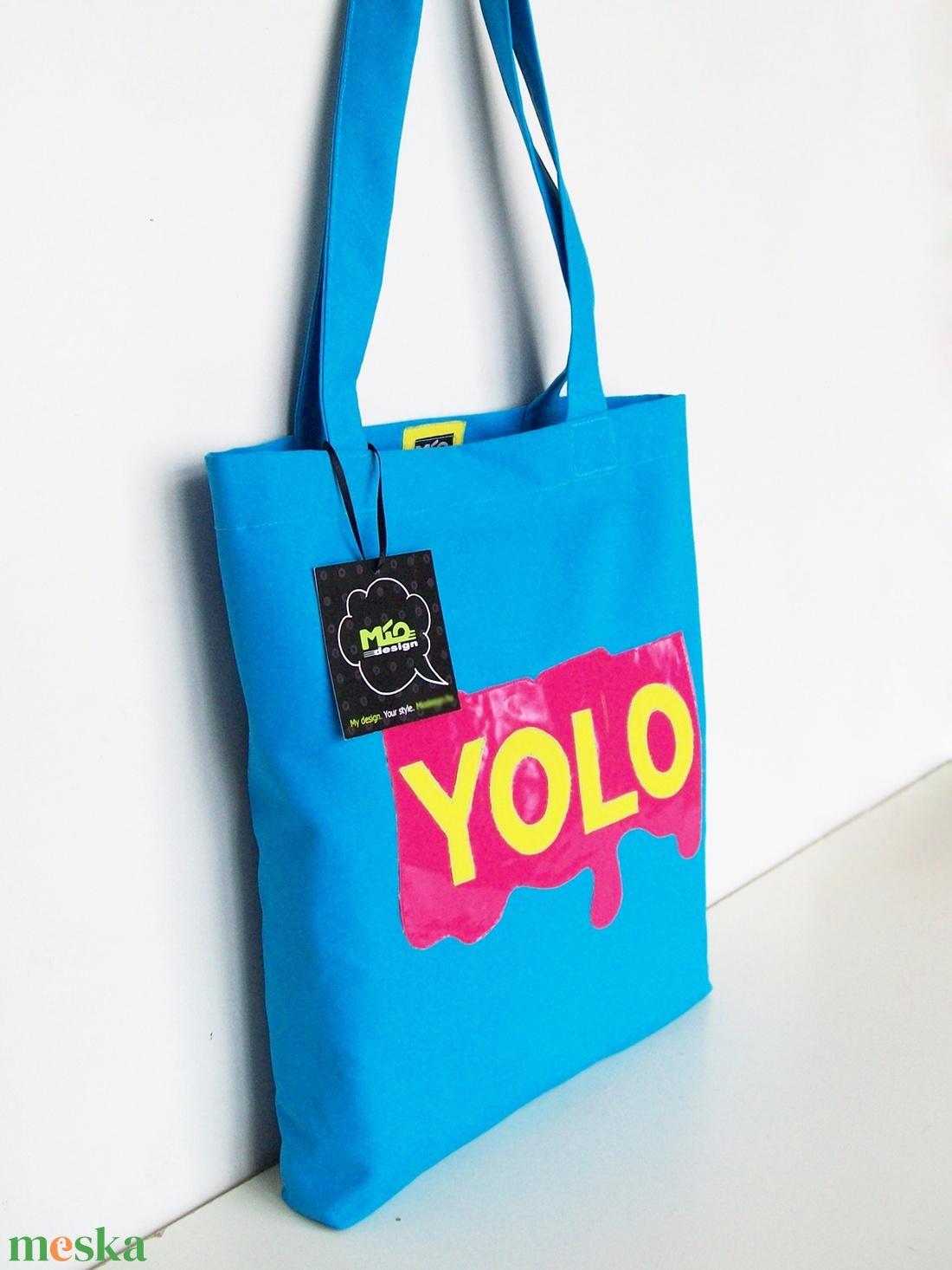 YOLO textil táska - táska & tok - bevásárlás & shopper táska - shopper, textiltáska, szatyor - Meska.hu