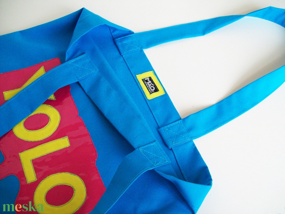 YOLO textil táska - táska & tok - bevásárlás & shopper táska - shopper, textiltáska, szatyor - Meska.hu