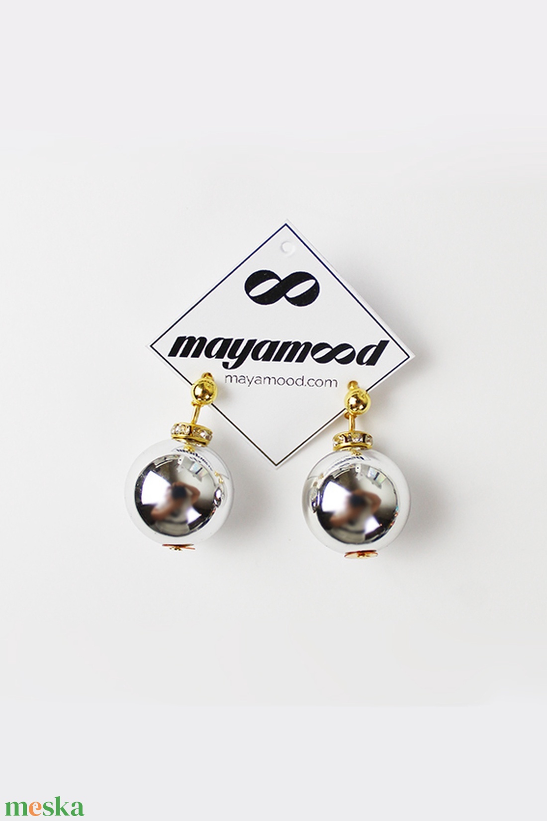 Karácsonyi ezüst gömb fülbevaló - ékszer - fülbevaló - lógós kerek fülbevaló - Meska.hu Karácsonyi ezüst gömb fülbevaló - ékszer - fülbevaló - lógós kerek fülbevaló - Meska.hu