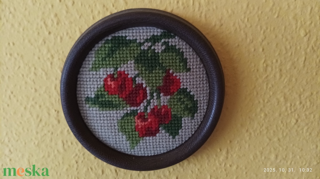 Cseresznyék Goblein - otthon & életmód - dekoráció - dísztárgy - Meska.hu