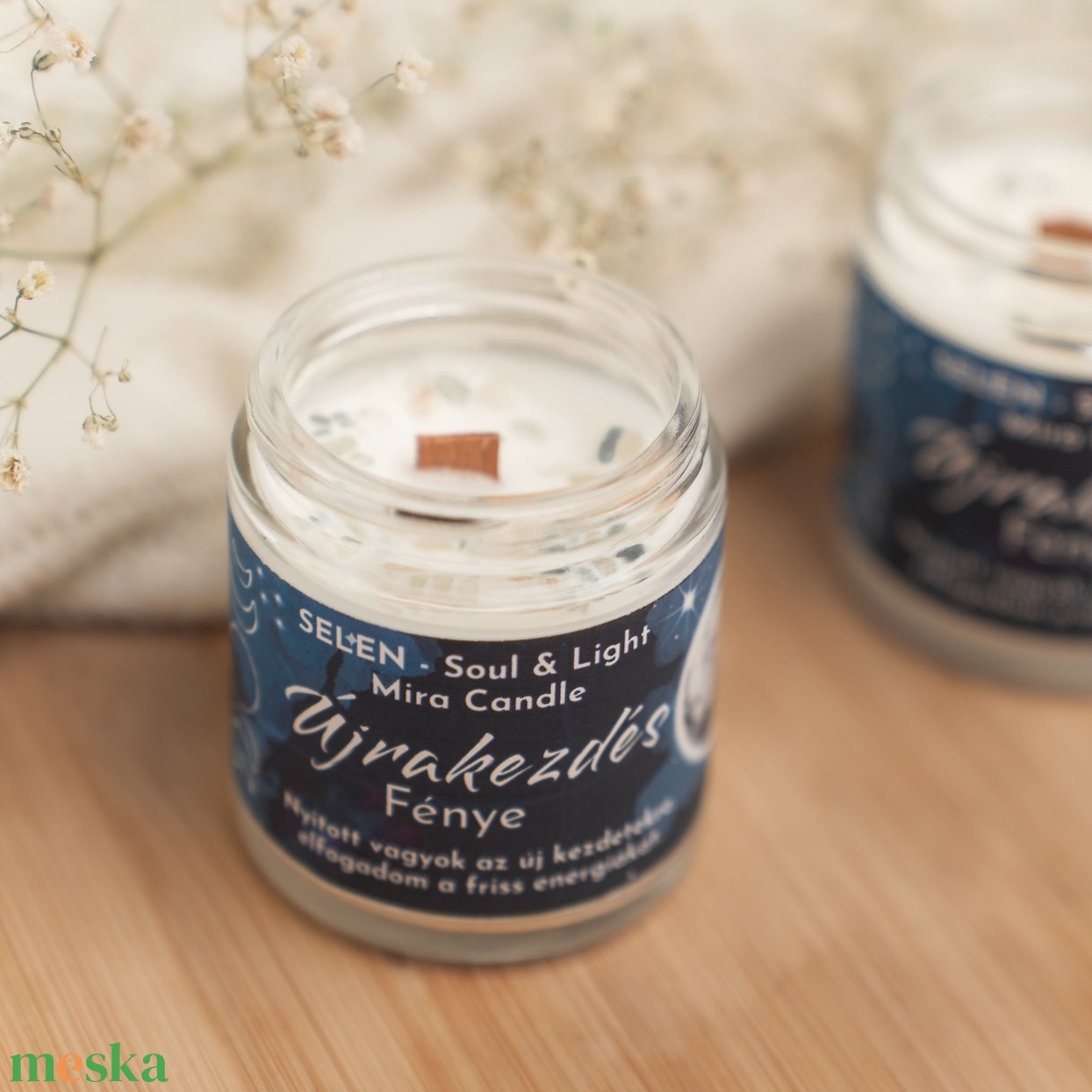 Újrakezdés Fénye ásványos illatgyertya - otthon & életmód - gyertya, illat, aroma - gyertya - Meska.hu