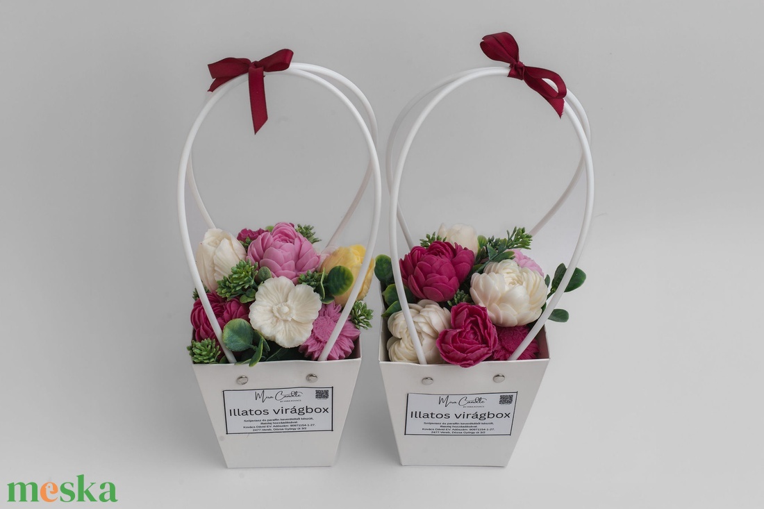 Pici Táskafüles virágbox - otthon & életmód - dekoráció - asztal és polc dekoráció - asztaldísz - Meska.hu