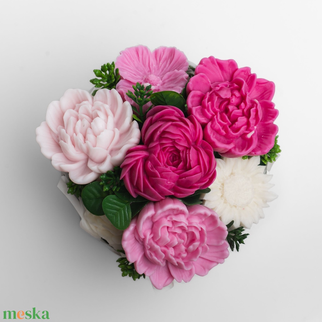 14 cm átmérőjű kerek virágbox - otthon & életmód - dekoráció - asztal és polc dekoráció - asztaldísz - Meska.hu