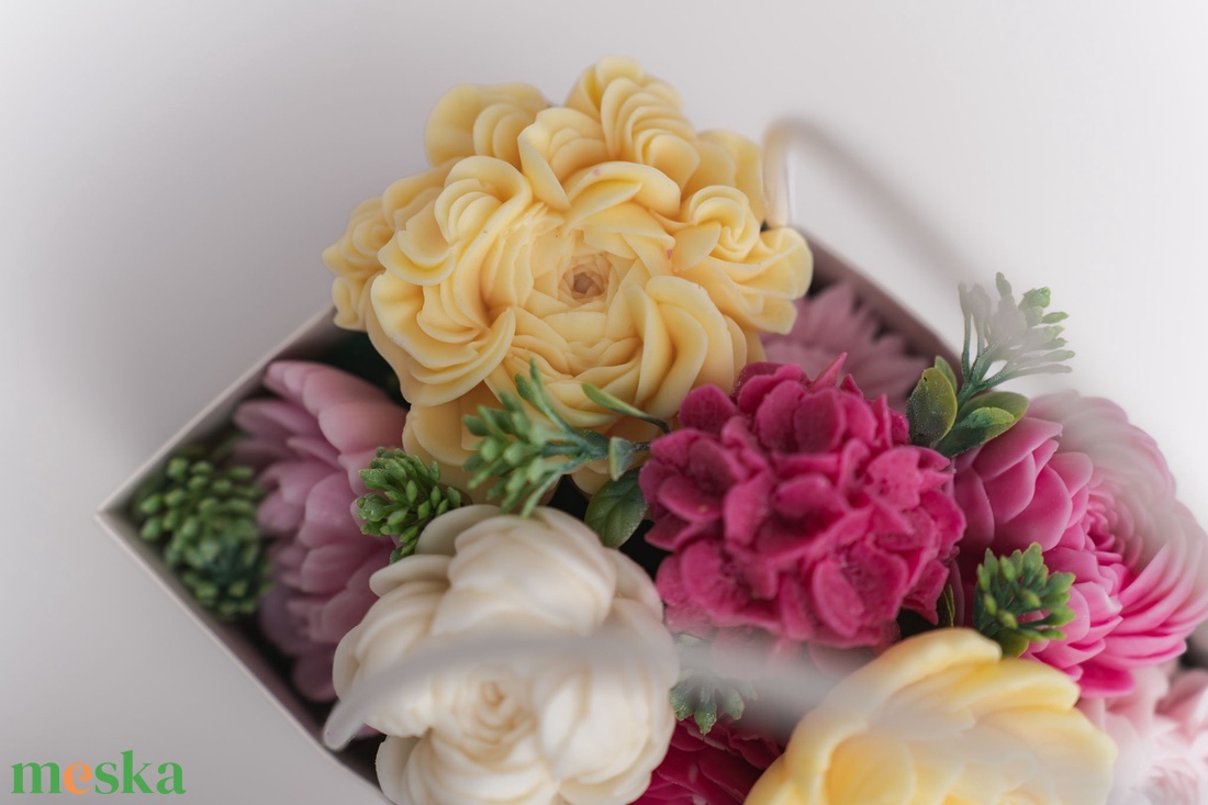 Nagy táskafüles virágbox - otthon & életmód - dekoráció - asztal és polc dekoráció - asztaldísz - Meska.hu