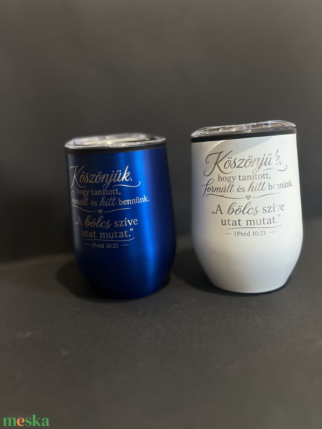 Egyedi gravírozott utazópohár saját szöveggel vagy dizájnnal � 300 ml - otthon & életmód - konyhafelszerelés, tálalás - tálalás - pohár - Meska.hu