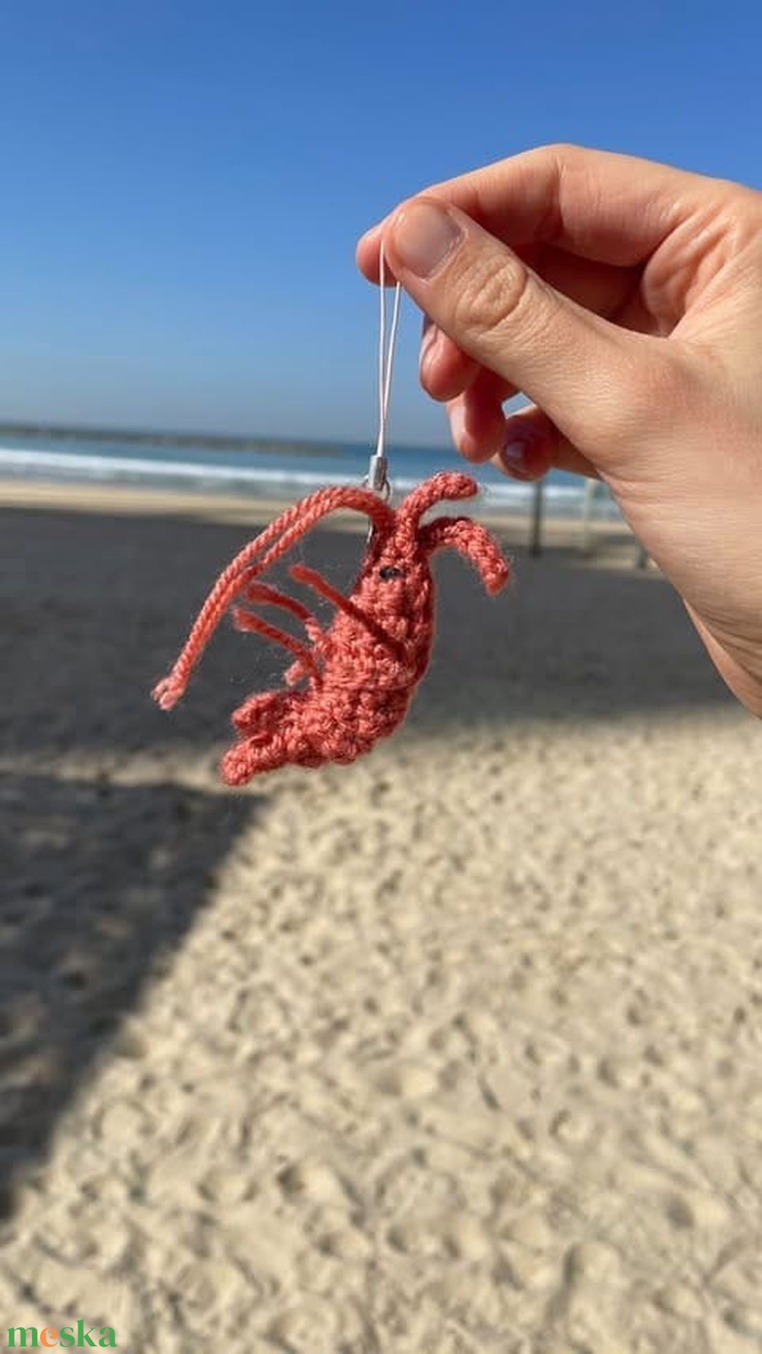 � Utazó garnéla - táska & tok - kulcstartó & táskadísz - táskadísz - Meska.hu