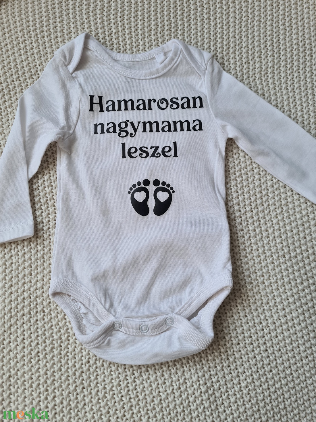 Baba bejelentő body(Nagyszülők lesztek) - ruha & divat - babaruha & gyerekruha - body - Meska.hu Baba bejelentő body(Nagyszülők lesztek) - ruha & divat - babaruha & gyerekruha - body - Meska.hu