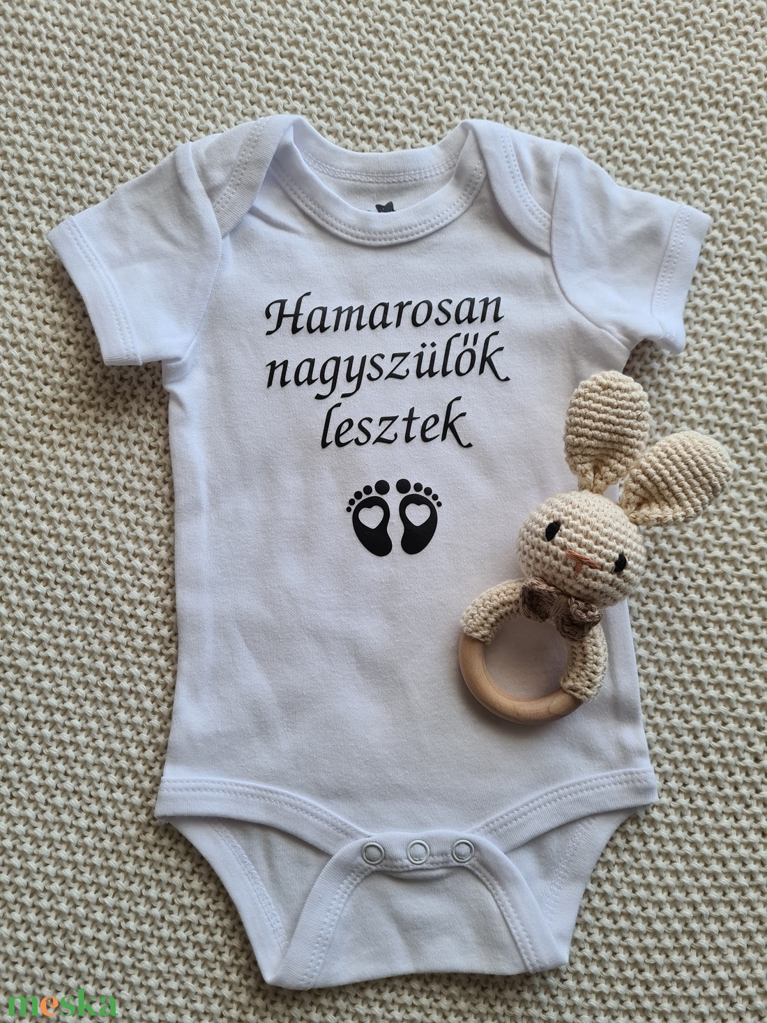 Baba bejelentő body(Nagyszülők lesztek) - ruha & divat - babaruha & gyerekruha - body - Meska.hu Baba bejelentő body(Nagyszülők lesztek) - ruha & divat - babaruha & gyerekruha - body - Meska.hu