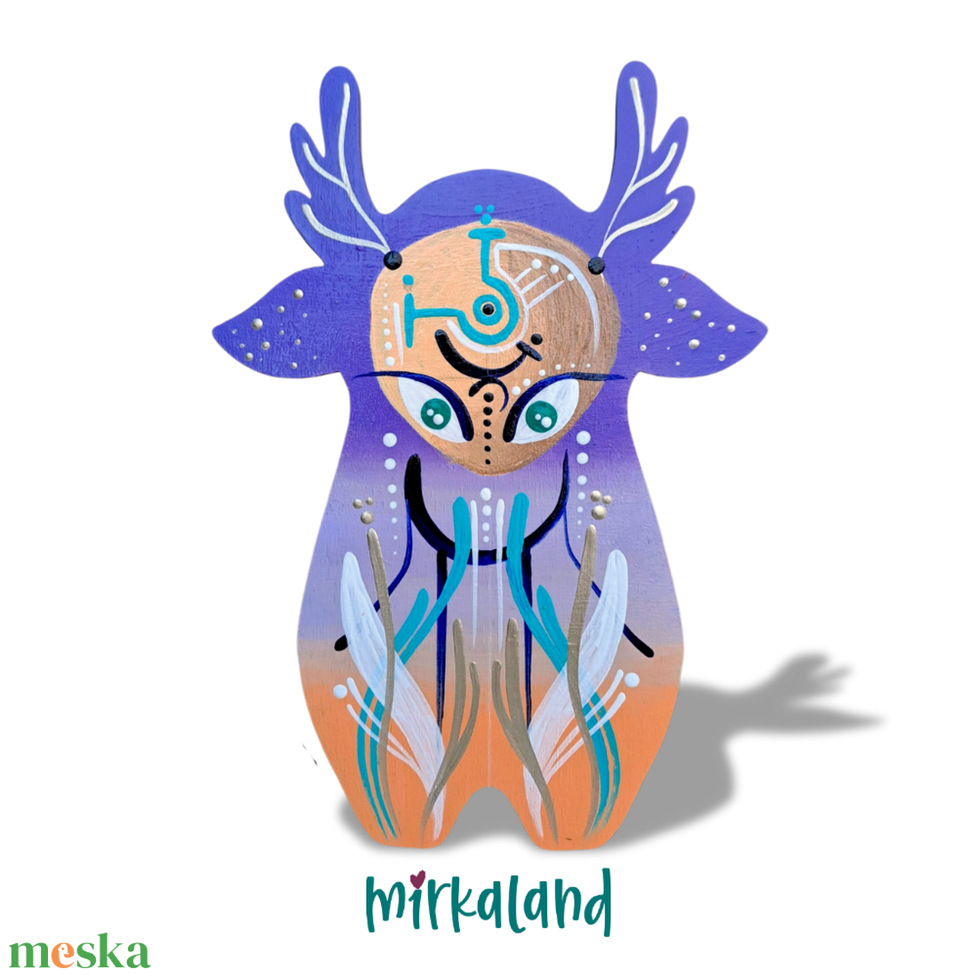 Avala  a Hajnali Figyelő  18 cm  kézzel festett fafigura - otthon & életmód - dekoráció - fali és függő dekoráció - függődísz - Meska.hu