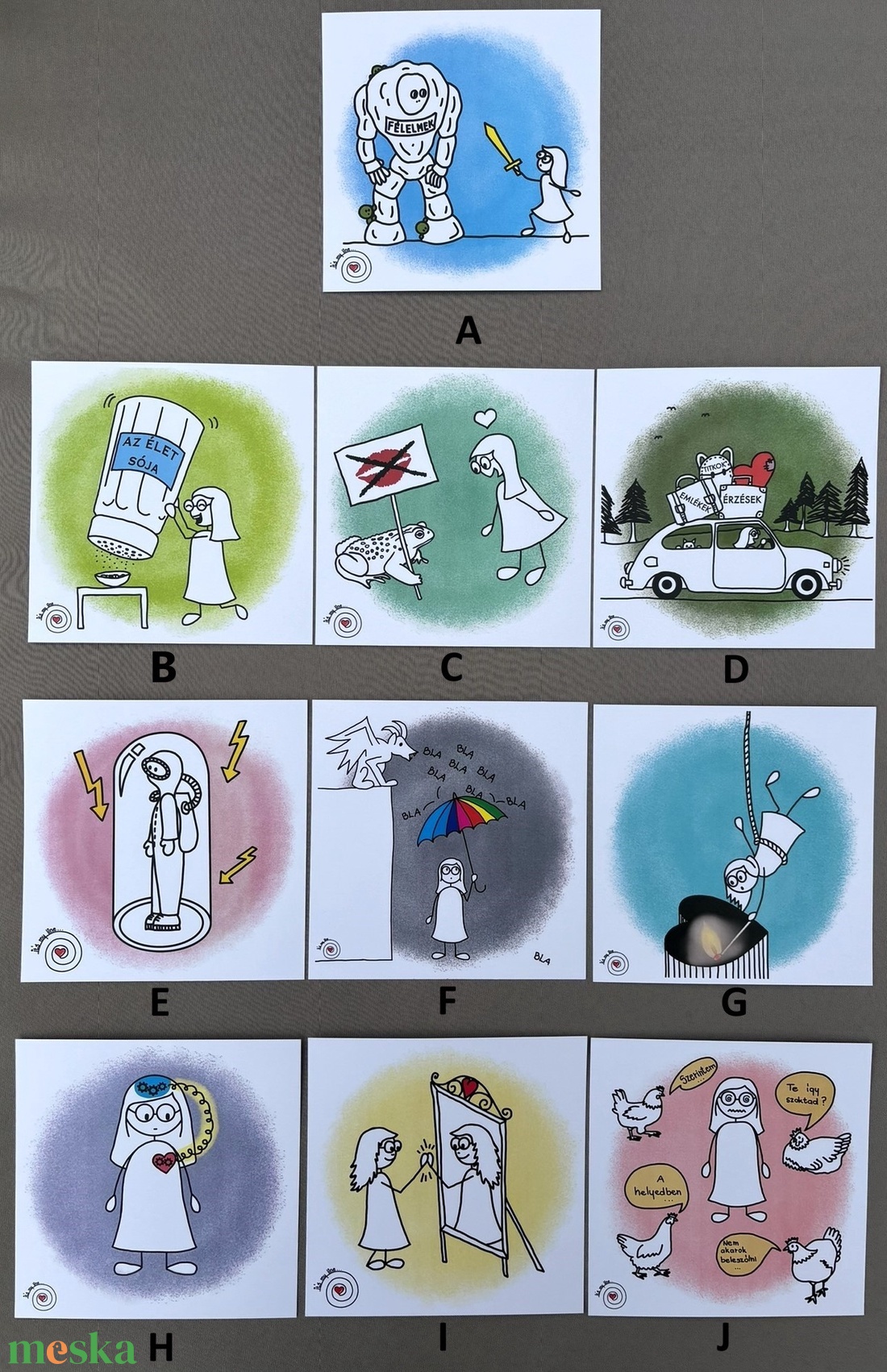 Motivációs kártyák - művészet - grafika & illusztráció - digitális - Meska.hu Motivációs kártyák - művészet - grafika & illusztráció - digitális - Meska.hu