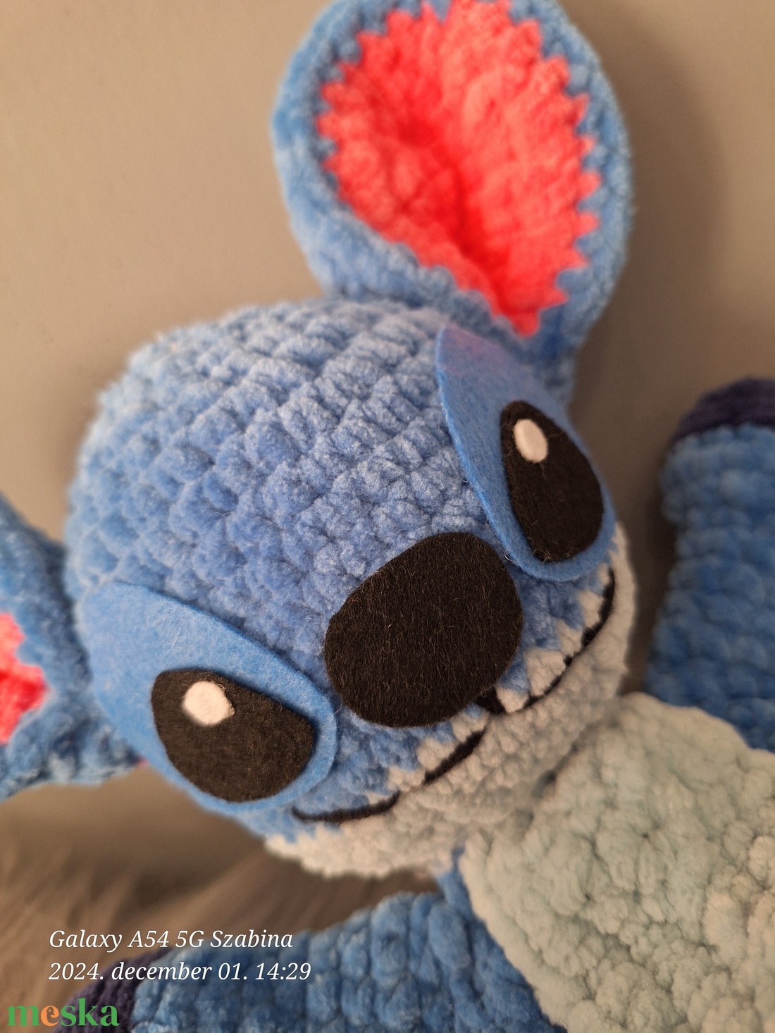 Horgolt Stitch nyunyóka/alvóka - játék & sport - plüssállat & játékfigura - plüss mesefigurák - Meska.hu Horgolt Stitch nyunyóka/alvóka - játék & sport - plüssállat & játékfigura - plüss mesefigurák - Meska.hu