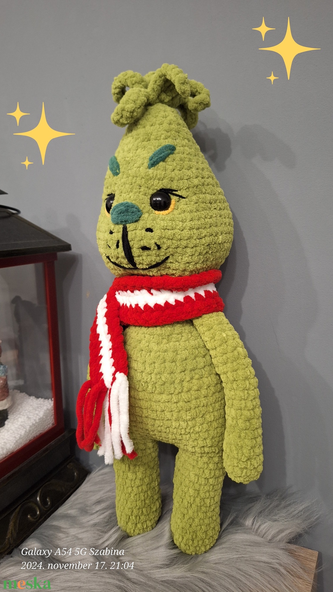 Horgolt Grincs/Grinch - játék & sport - plüssállat & játékfigura - más figura - Meska.hu Horgolt Grincs/Grinch - játék & sport - plüssállat & játékfigura - más figura - Meska.hu