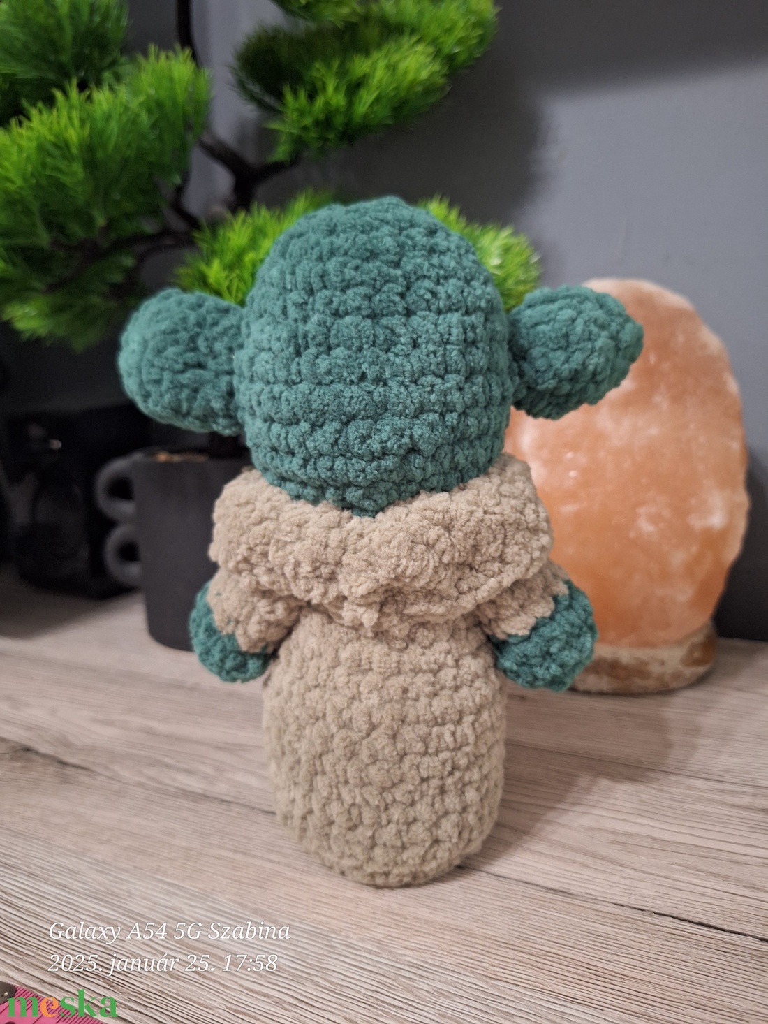 Horgolt Yoda mester - játék & sport - plüssállat & játékfigura - plüss mesefigurák - Meska.hu