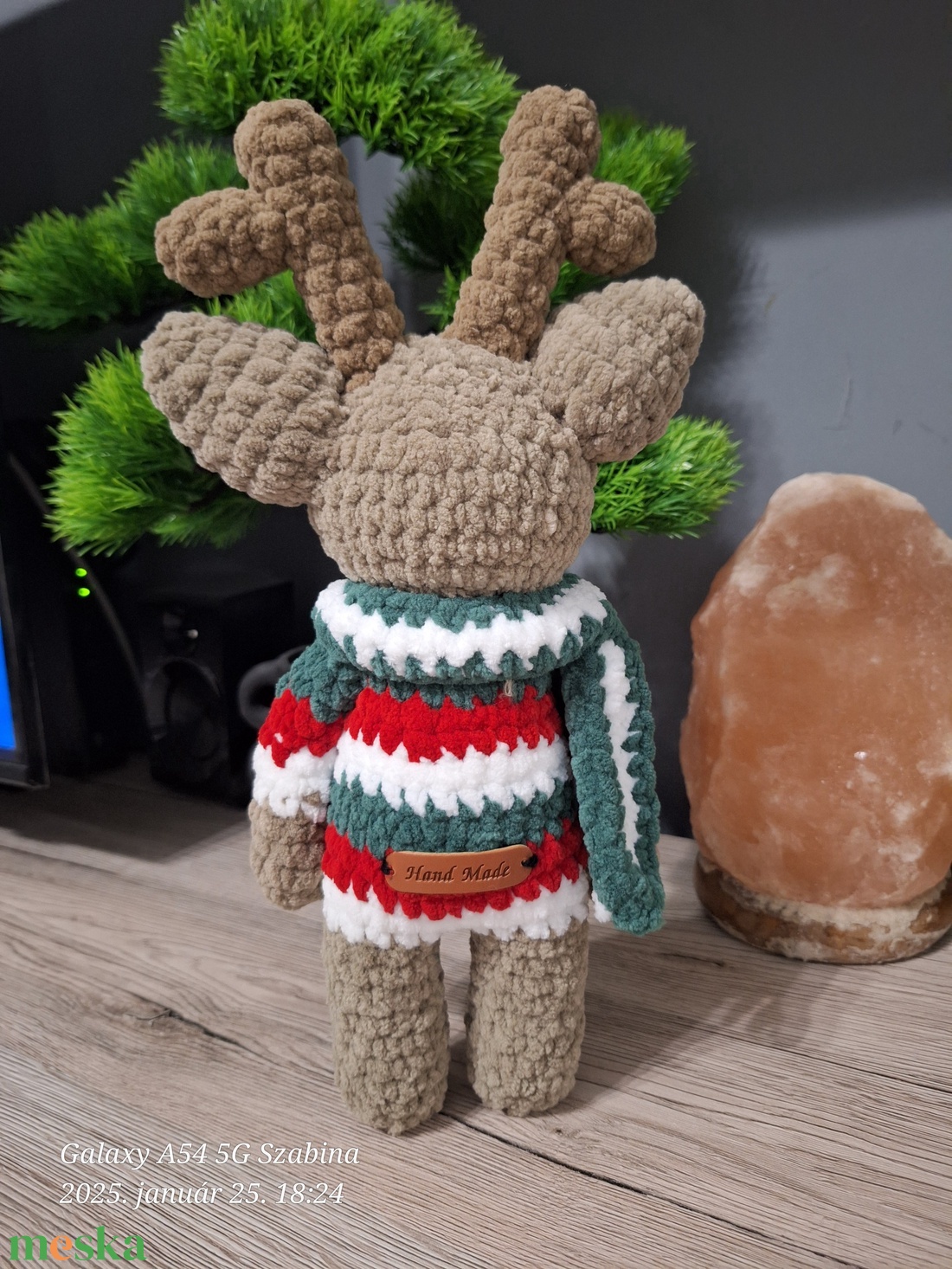 Horgolt rénszarvas - játék & sport - plüssállat & játékfigura - más figura - Meska.hu